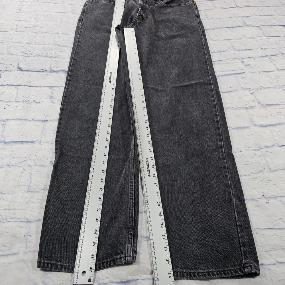 Levis 550 Relaxed Fit Jeans MEN 36x36 Black Faded Tapered Leg Denim Pant VTG Y2K - Picture 3 of 12